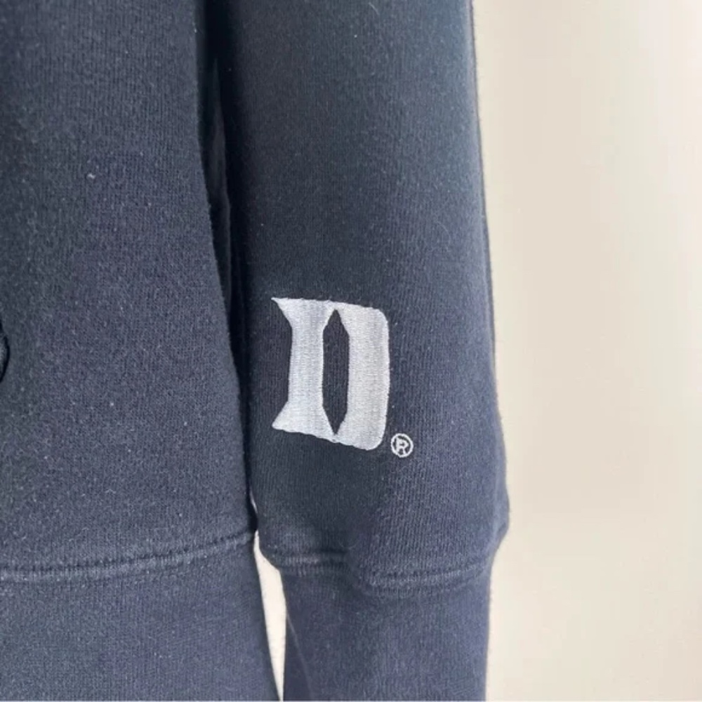 Duke Blue Devil’s Colllegiate Basketball sports Men's Black logo Hoodie large - Picture 3 of 5